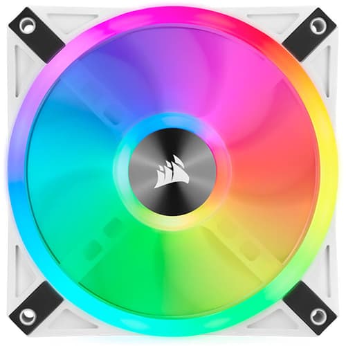 Corsair ICUE QL120 RGB White Cabinet Fan (Triple-Pack)